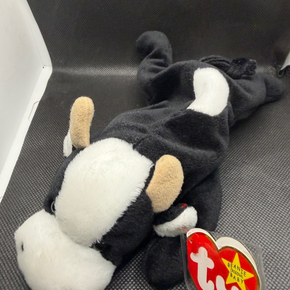 Ty Beanie Baby Daisy Cow 1994 Plush w Tag Protector - Picture 7 of 7